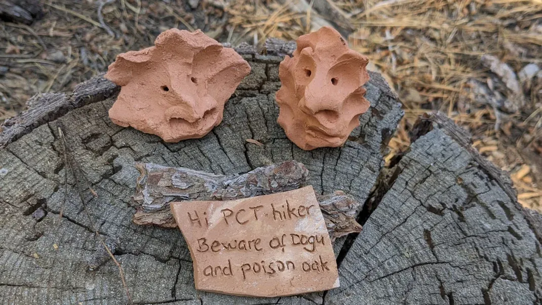 Someone is Leaving Tiny Sculptures on the Pacific Crest Trail, And Hikers Are Not Happy