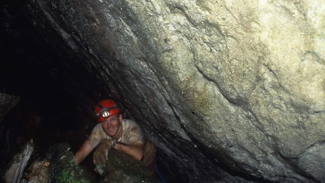 Hit by Rockfall Deep in a Cave